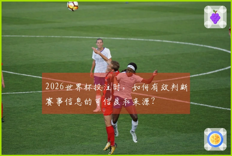 2026世界杯投注时，如何有效判断赛事信息的可信度和来源？